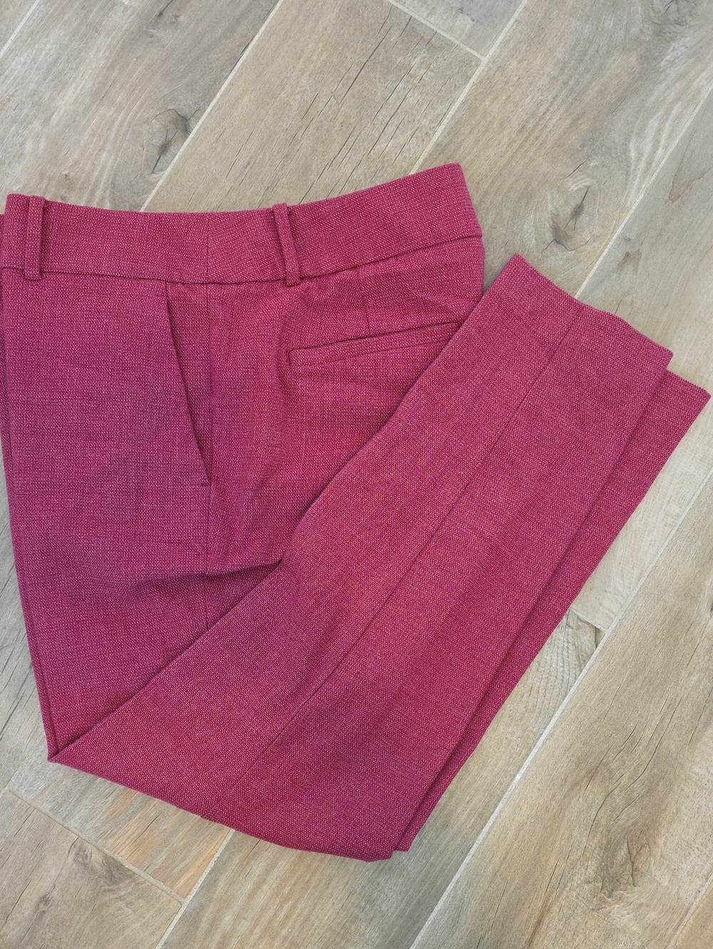 LOFT Women's Tailored Trousers in Berry Pink